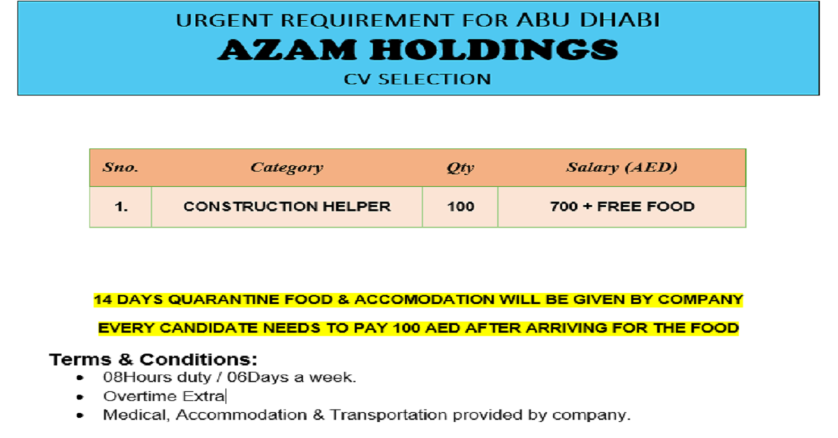 jobs in Abu Dhabi