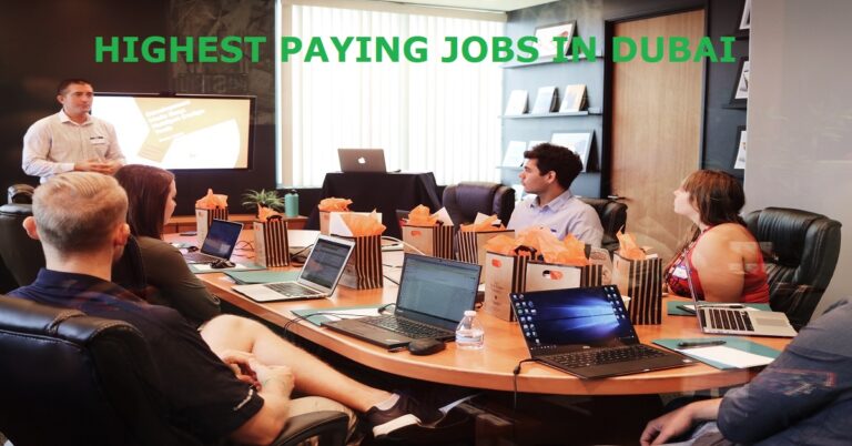 Top Highest Paying jobs in Dubai