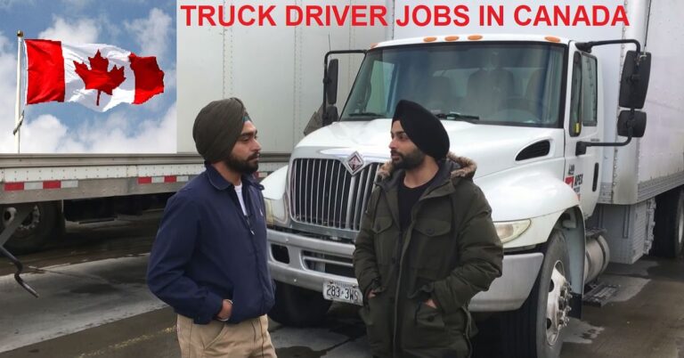 Truck Drivers Job in Canada